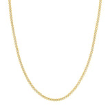 14K Gold 4.00 Carat Bezel Set Diamond Necklace