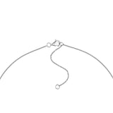 14K Gold 3MM Sapphire Bezel Pendant Necklace