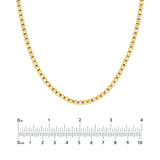 14K Gold Diamond Bezel Tennis Necklace