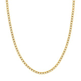 14K Gold Diamond Bezel Tennis Necklace