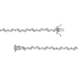 14K Gold Round and Marquise Shape Diamond Round Bracelet