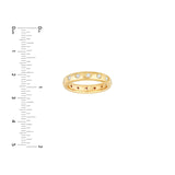 14K Gold Straight Diamond Eternity Band