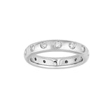 14K Gold Straight Diamond Eternity Band