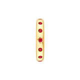 14K Gold Straight Ruby Eternity Band