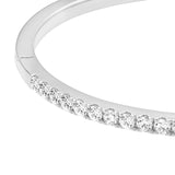 14K Gold 1.40 Carat Diamond Prong Set Bangle Bracelet