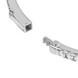 14K Gold 1.40 Carat Diamond Prong Set Bangle Bracelet