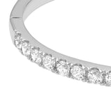 14K Gold 2.60 Carat Diamond Prong Set Bangle Bracelet