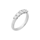 14K Gold 5 Stone Diamond Band