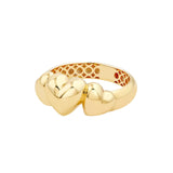 14K Gold Triple Hearts Band