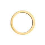 14K Gold 4MM Flat Gold Band