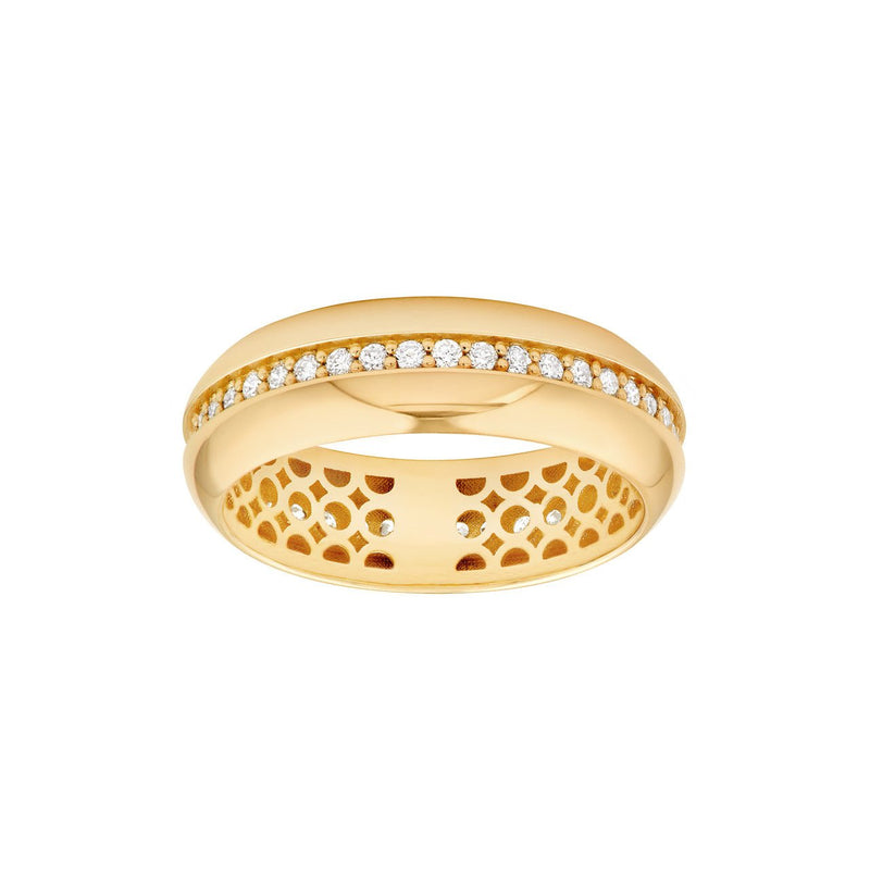 14K Gold 0.40 Carat Diamond Channel Band