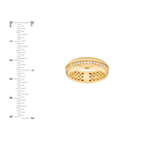 14K Gold 0.40 Carat Diamond Channel Band