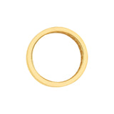 14K Gold Flat Gold Band