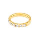 14K Gold Halfway Eternity Diamond Band