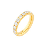 14K Gold Halfway Eternity Diamond Band