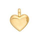 14K Gold Small Heart Charm Pendant