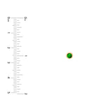 14K Gold 3MM Tsavorite Round Bezel Stud Earrings