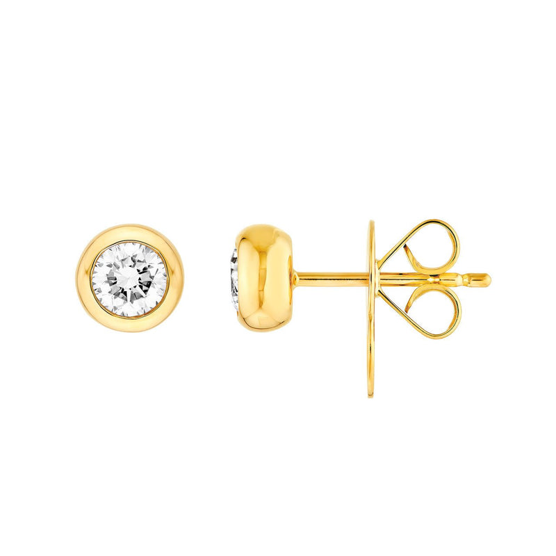 14K Gold 0.50 Carat Diamond Stud Earrings