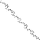 14K Gold Diamond Blossom Bracelet