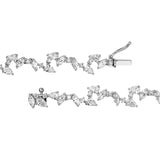 14K Gold Diamond Blossom Bracelet