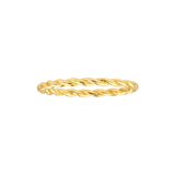 14K Gold Twisted Rope Band