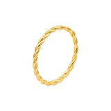 14K Gold Twisted Rope Band