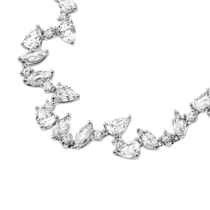 14K Gold Diamond Blossom Necklace