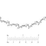 14K Gold Diamond Blossom Necklace