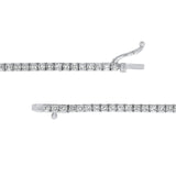 14K Gold Emerald Sapphire Pendant Diamond Tennis Necklace