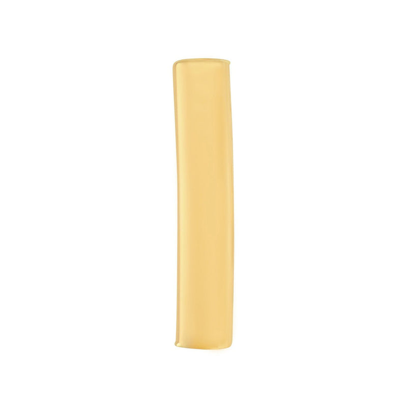 14K Gold Curved Bar Stud Earrings