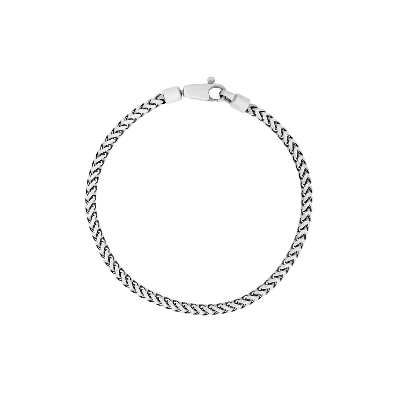 Sterling Silver 3.1MM Franco Bracelet