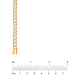 14K Gold 8.00 Carat Diamond Curb Necklace