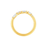 14K Gold Diamond Blossom Ring