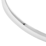 14K Gold 6MM Flat Oval Tube Bangle