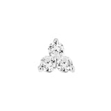 14K Gold 3.5MM Trio Diamond Stud Earrings
