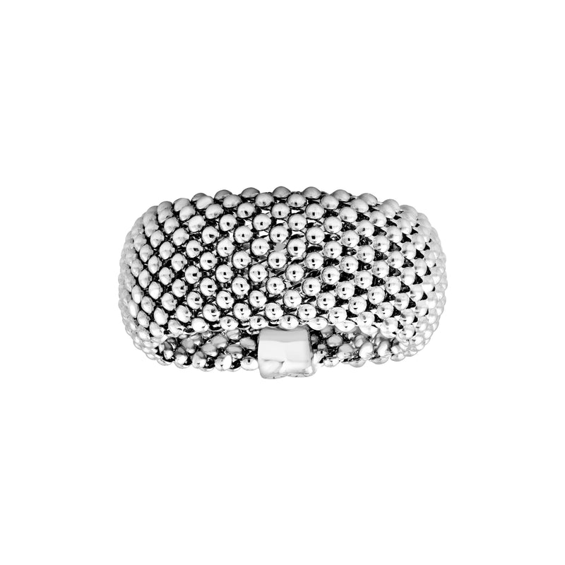 Sterling Silver Mesh Band