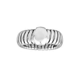Sterling Silver Ripple Band