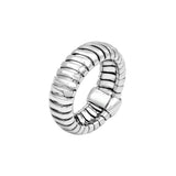 Sterling Silver Ripple Band