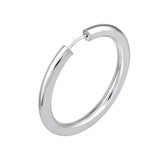 Sterling Silver 30x4MM Hoop Earrings
