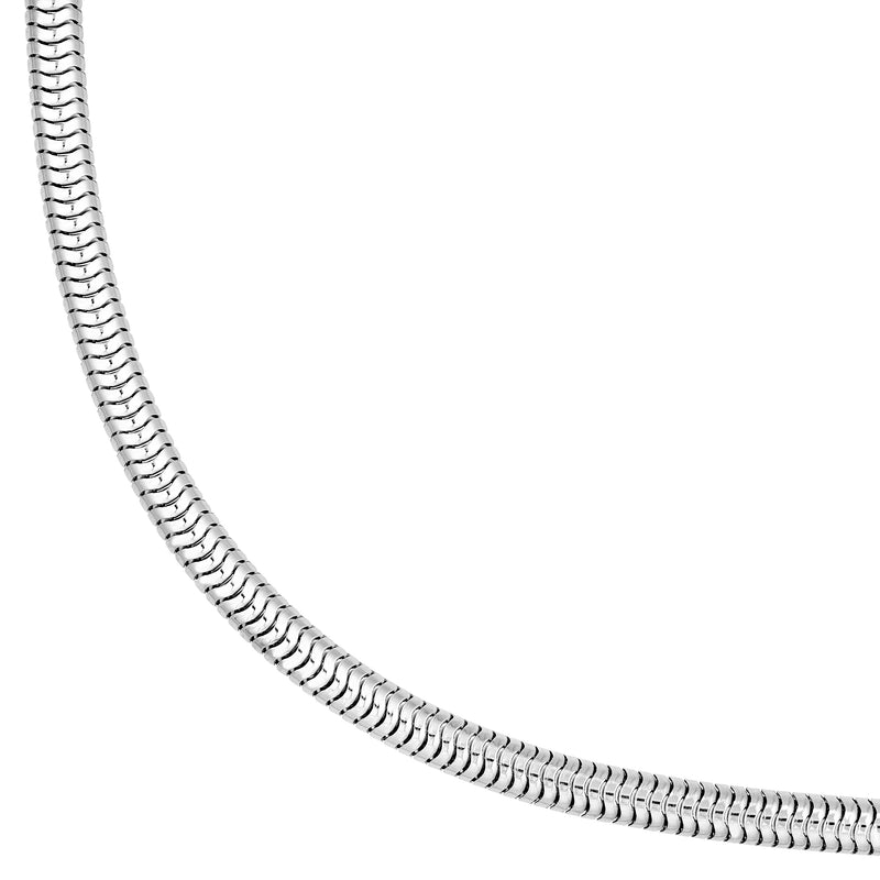 Sterling Silver 4MM Round Snake Chain