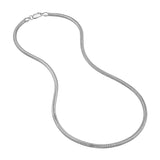 Sterling Silver 4MM Round Snake Chain