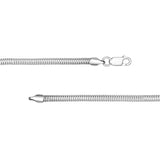Sterling Silver 4MM Round Snake Chain