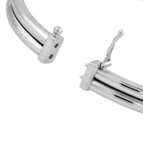 Sterling Silver Double Love Knot Bangle