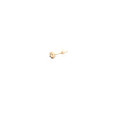 14K Gold Smiley Earrings