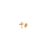 14K Gold Cross Earrings