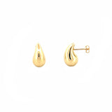 14K Gold Small Tear Drop Earrings