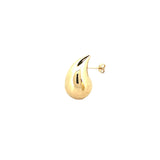 14K Gold Large Tear Drop Earrings