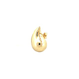 14K Gold Large Tear Drop Earrings