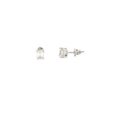 14K Gold 1.50 Carat Lab Grown Emerald Diamond Stud Earrings