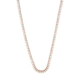 14K Gold 11.00 Carat Lab Grown Tennis Necklace